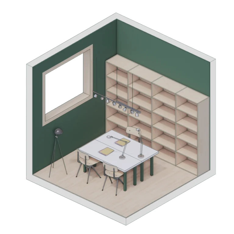 Espace de bureaux rénové par Loova