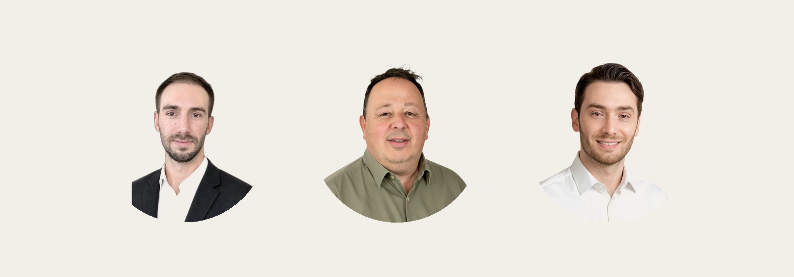 Les trois associés de Loova
